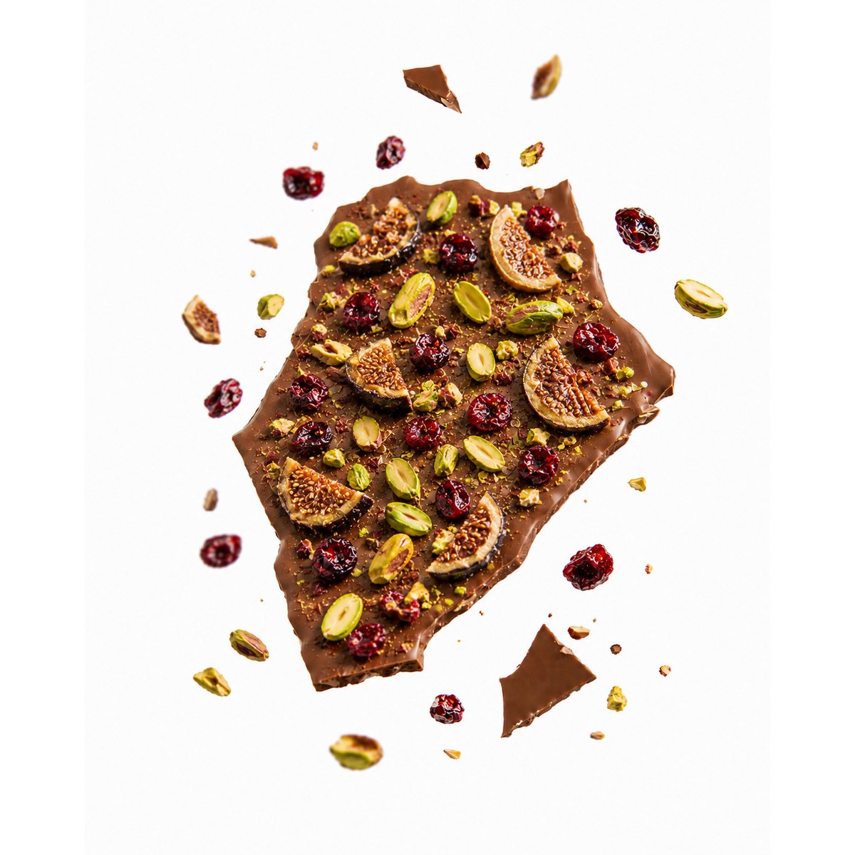 Signature Chocolate Bark - Fig & Pistachio Elat