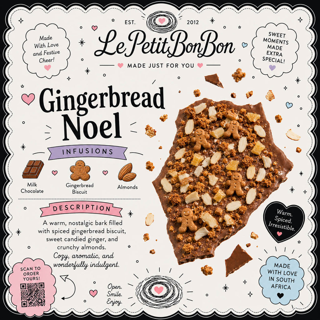 Signature Chocolate Bark - Gingerbread Noel