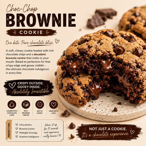 Signature Cookie – Choc Chip Brownie
