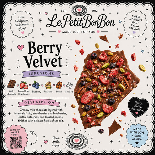 Signature Chocolate Bark - Berry Velvet