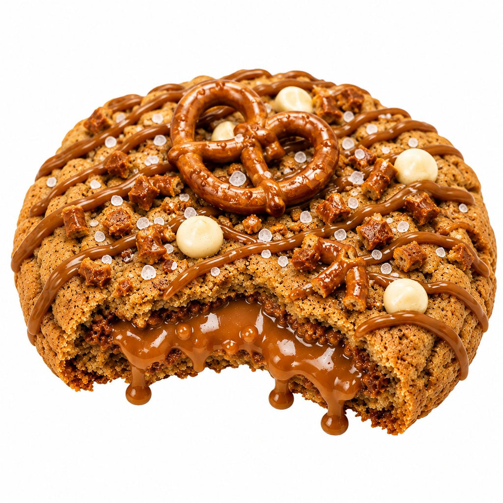Signature Cookie – Salted Caramel Pretzel