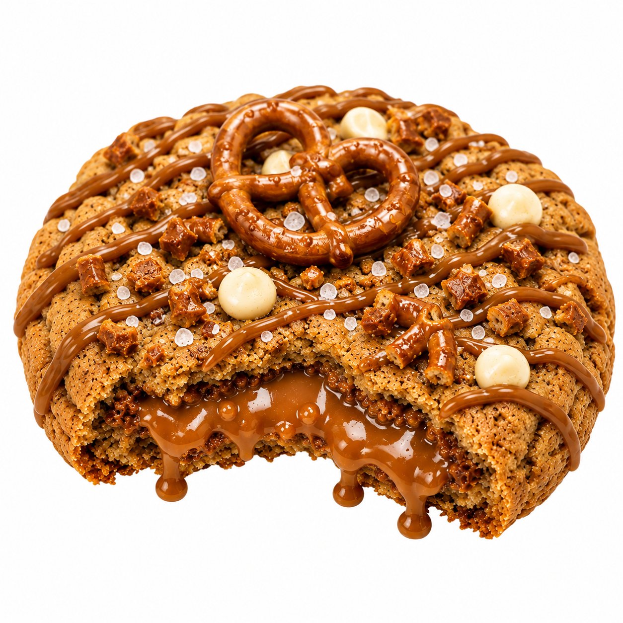 Signature Cookie – Salted Caramel Pretzel
