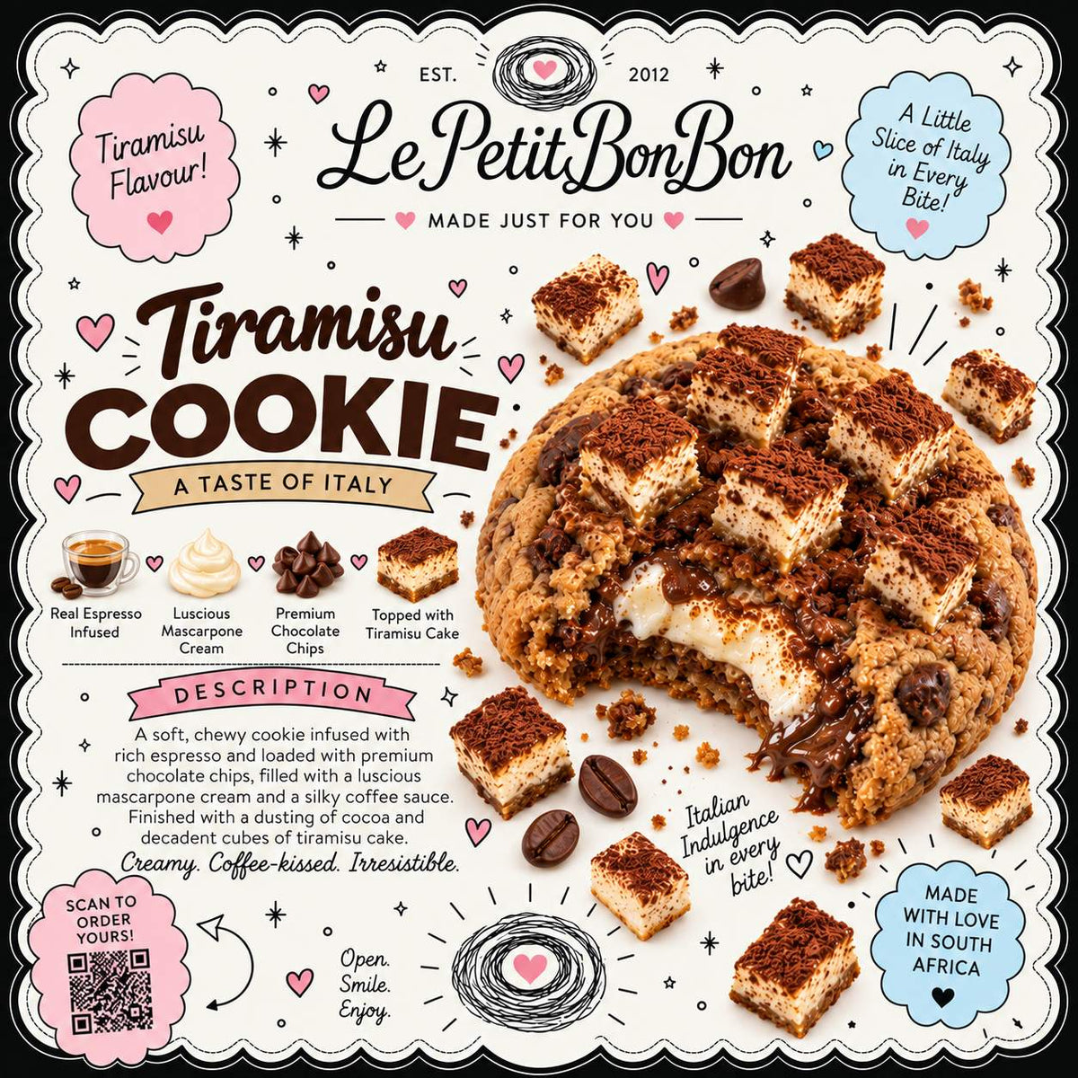 Signature Cookie – Tiramisu